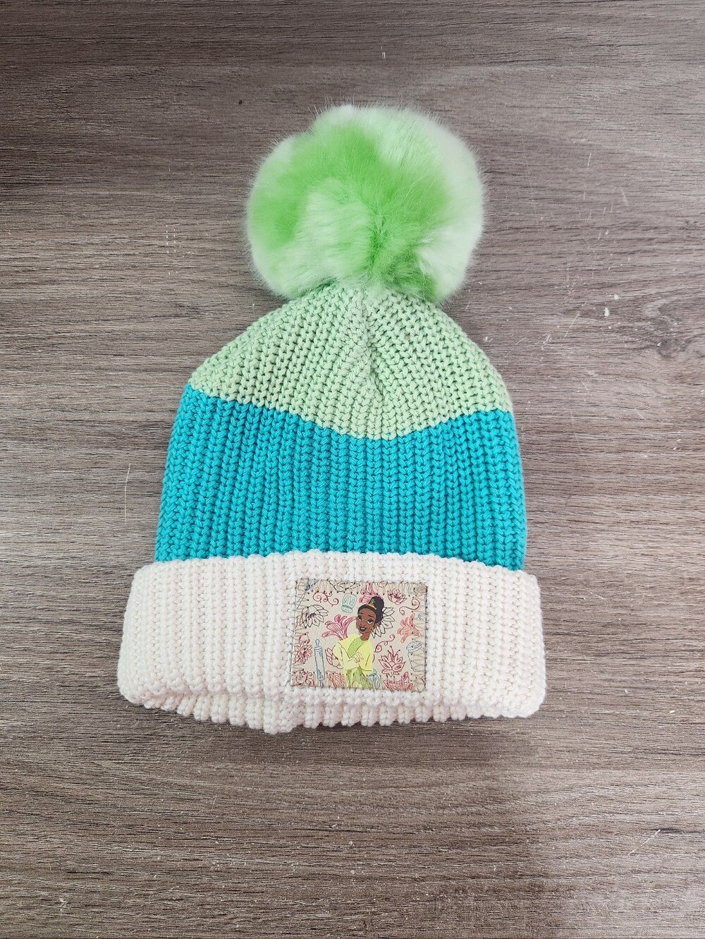 Disney Parks X Love Your Melon PRINCESS TIANA Kids' Knit Beanie with Pom